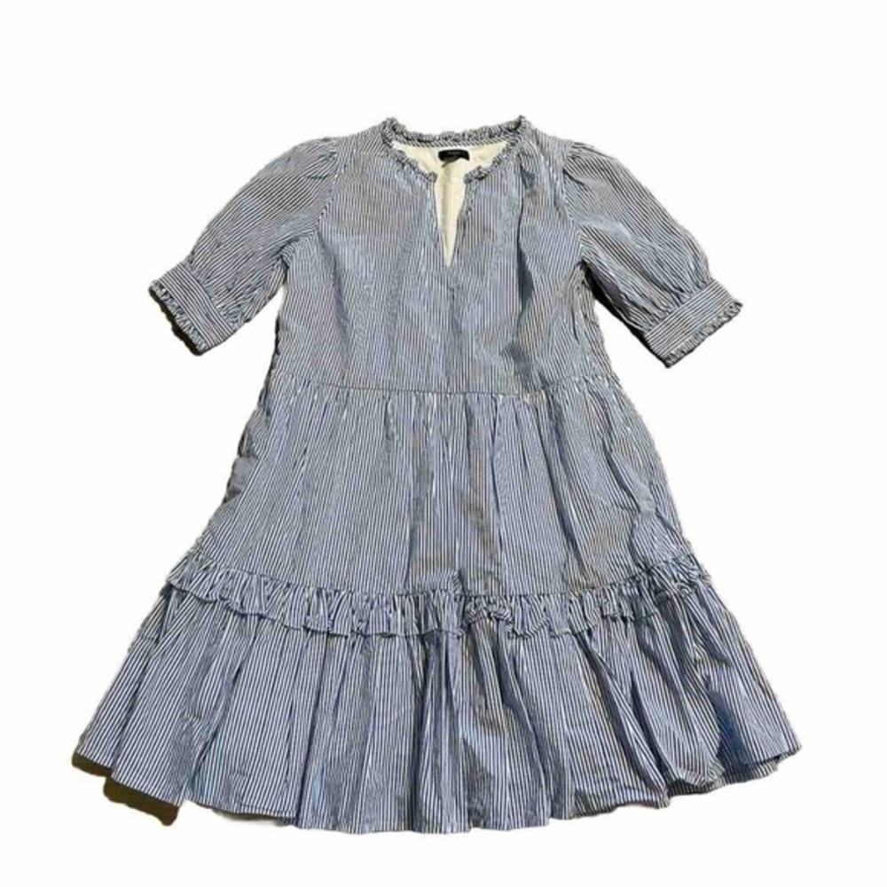 J.Crew Ruffleneck‎ Tiered Popover Dress